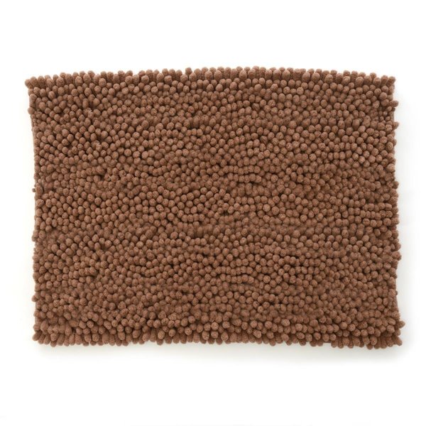 Betterbeds 17 x 24 in Ultra Plush Jumbo Chenille Bath Mat Sand BE1096693